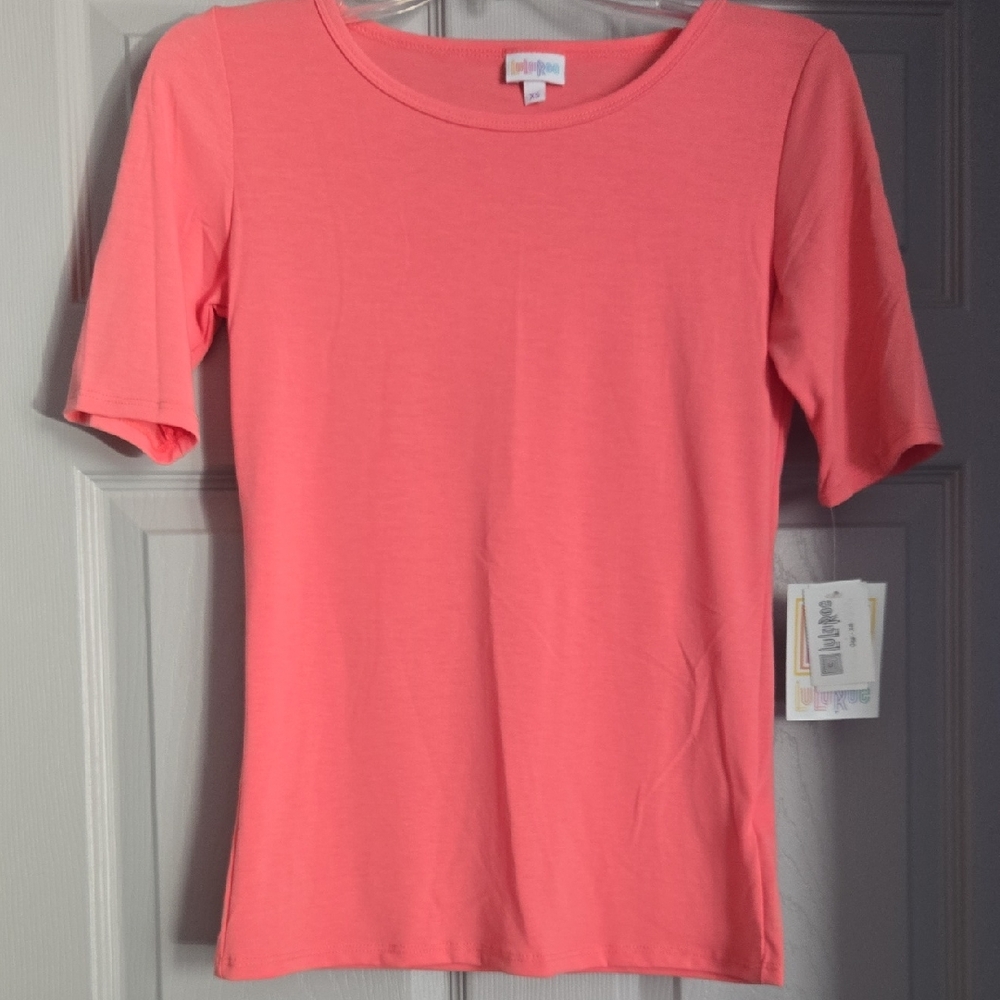 LulaRoe Coral Short Sleeve Tee
